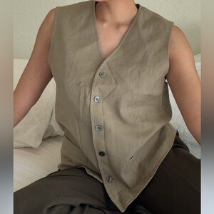 vintage banana republic vest
